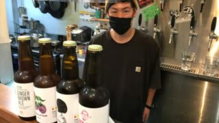 町おこしと一体となったクラフトビール造りに取り組む「AKARI　BREWING」の鹿児嶋社長