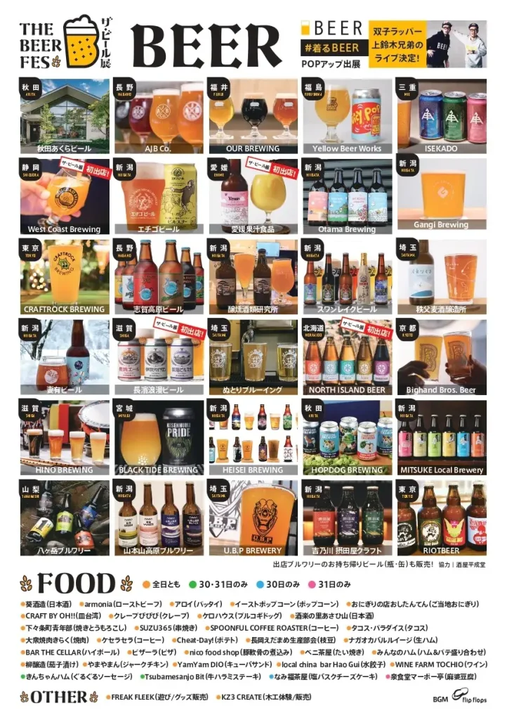 長岡がクラフトビール一色に!「ザ・ビール展 2025 in NAGAOKA」―30ブルワリーが集結する3日間、8/29開幕