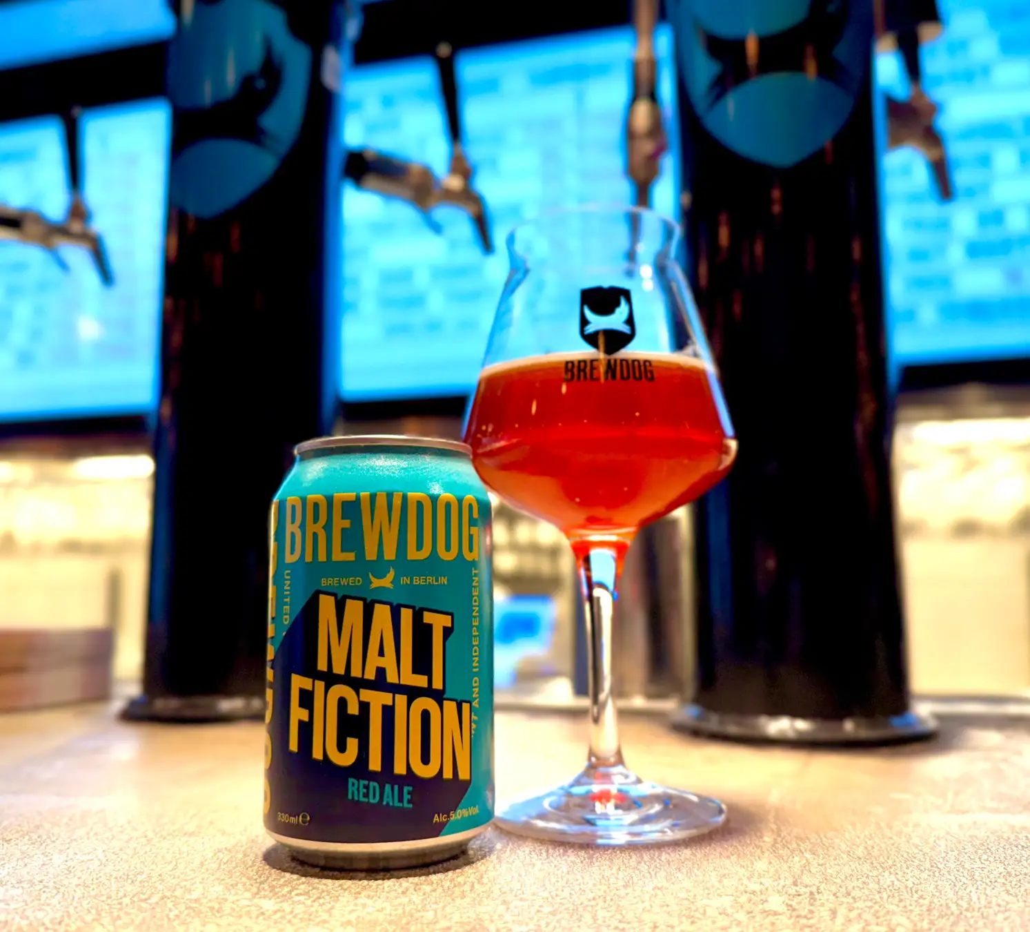 英国№1クラフトビールブランドBREWDOGから、クラシックスタイルのレッドエールを現代版にアップデートした「MALT FICTION（モルトフィクション）」が発売！