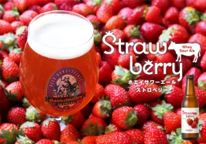 サンクトガーレン、泡まで苺色の甘酸っぱいビール『ホエイサワーエール ストロベリー』3月12日発売。チーズ副産物“ホエイ”をアップサイクル