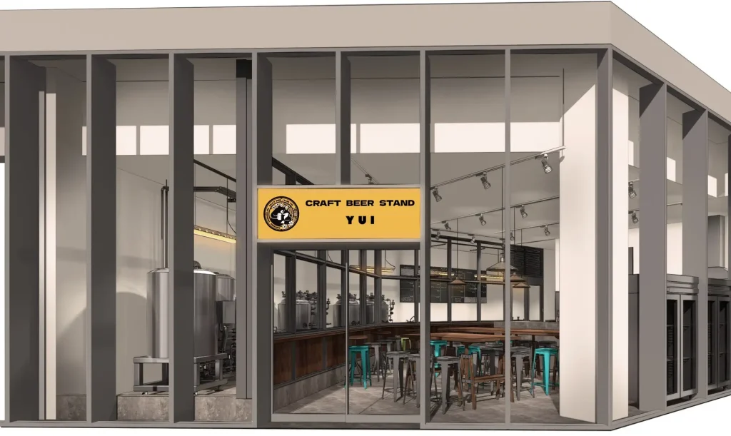 埼玉を代表するクラフトビール「秩父麦酒醸造所」の新拠点がところざわサクラタウンに登場！タップルーム兼ボトルショップ「CRAFT BEER STAND ゆい」2026年4月下旬（予定）にOPEN