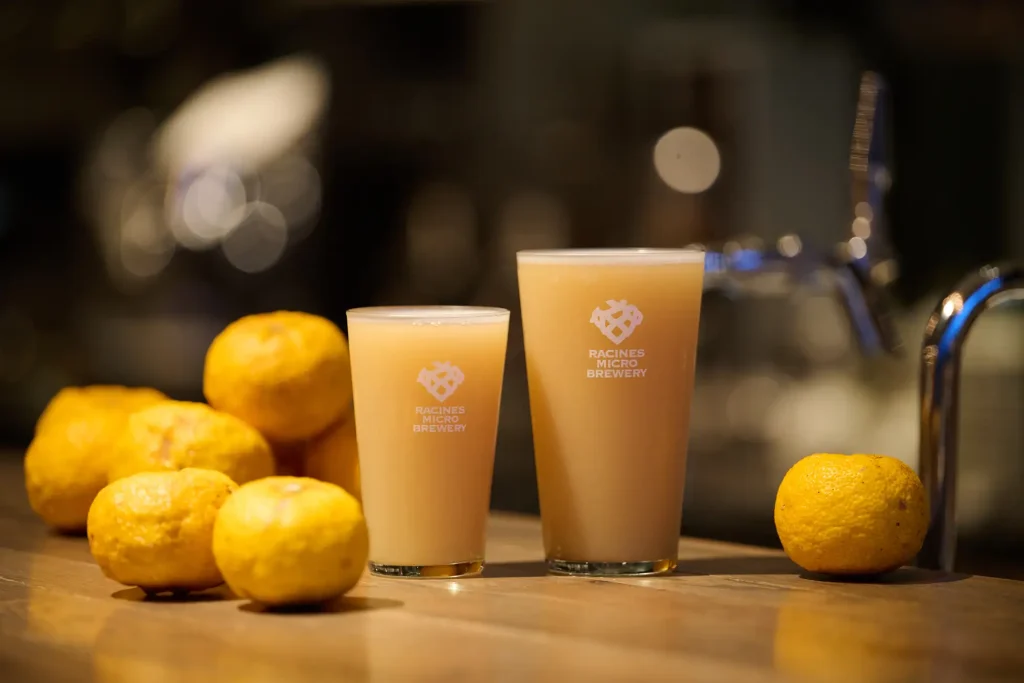 【規格外ゆずをクラフトビールに】宮崎県西米良村の黄ゆずを使用した「柚子 HAZY IPA」を発売。RACINES MICRO BREWERY