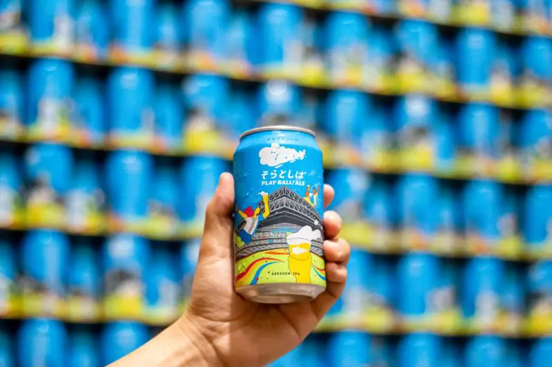 昨年の好評を受け、生産量を約3倍に 「そらとしば Play Ball! Ale」缶 3月24日より数量限定発売