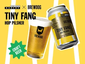 英国№1クラフトビールブランドBREWDOGとNY発祥「THE CITY BAKERY」が初コラボ！オリジナル商品「TINY FANG」がお店で飲める！