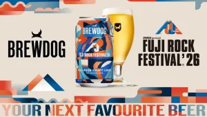 英国No.1クラフトビールブランドBREWDOGとFUJI ROCK FESTIVAL’26の公式コラボビール「FUJI ROCK CRAFT LAGER」が数量限定発売！