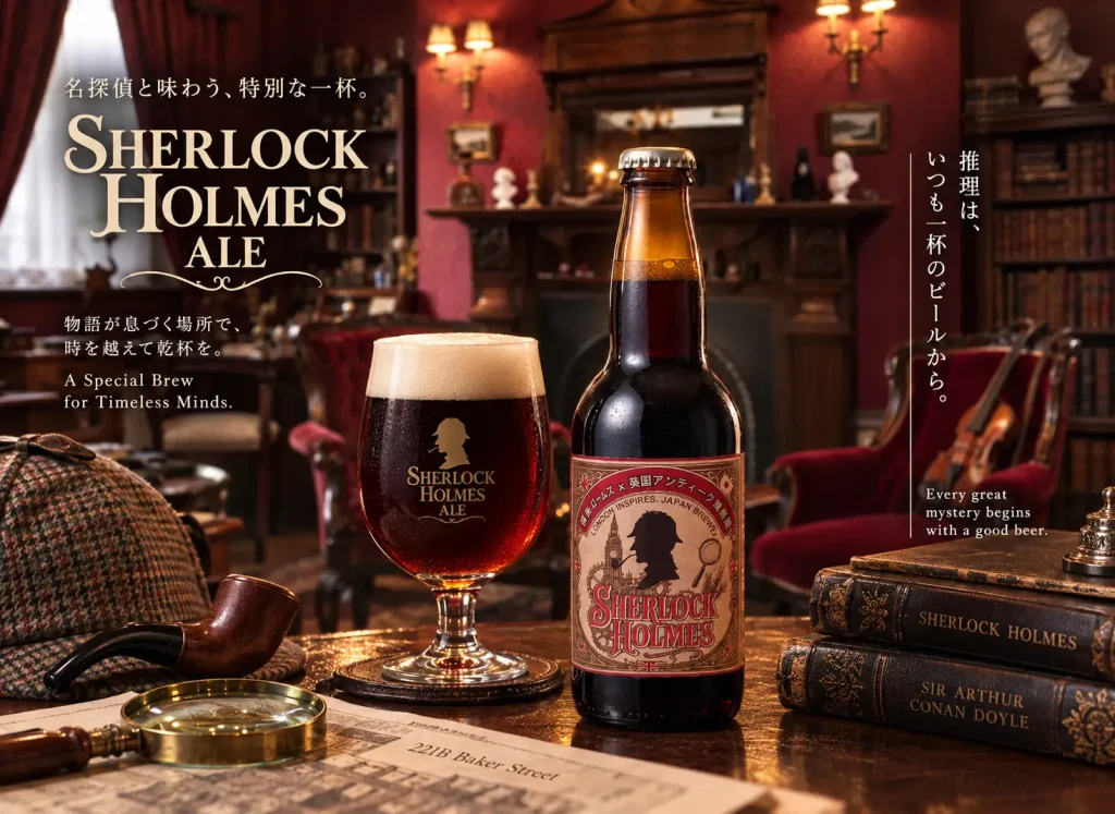 【9月23日発売】シャーロック・ホームズをモチーフにしたエールビールが誕生！ 鎌倉ビール×BAM鎌倉が初コラボ！