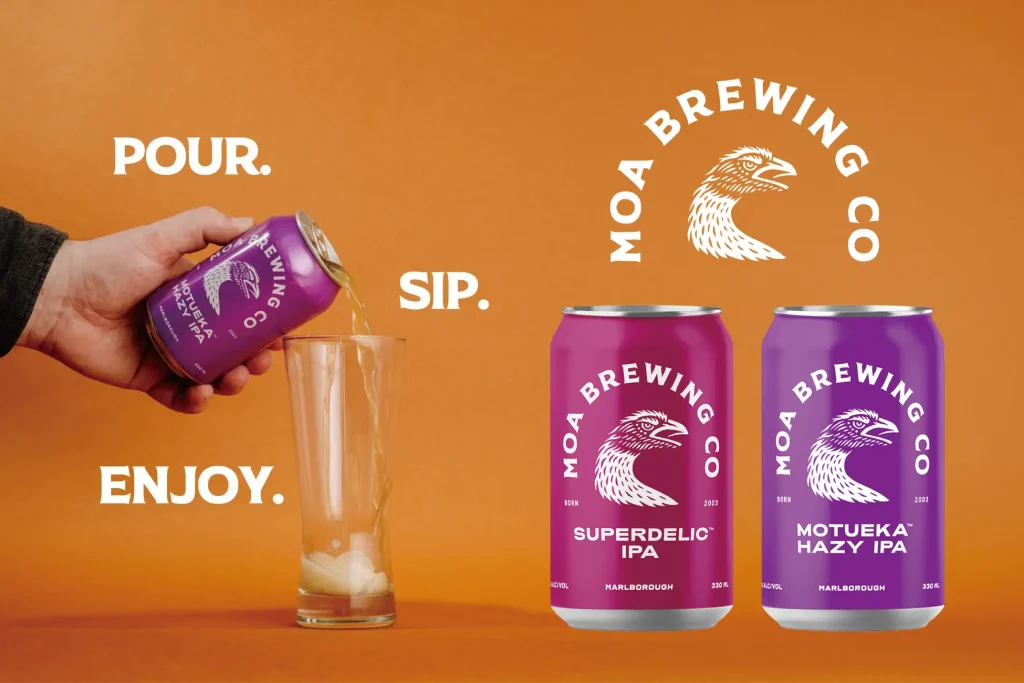 【新発売】NZ発『 MOA BREWING CO 』から最新ホップが優雅に香るIPA2種のビールが新発売!